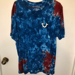 TIE DYE BUDDHA LOGO TEE